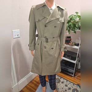 Vintage Christian Dior Monsieur double-breasted trench coat